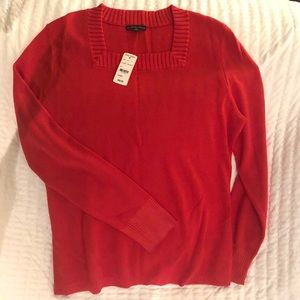 NWT Brooks Brothers $98 Tomato Red Sweater XL